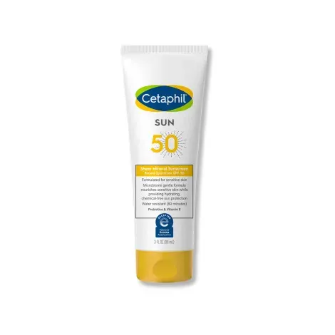 Cetaphil Sheer Mineral Sunscreen Broad Spectrum SPF50 89ml — CETAPHIL sunscreen