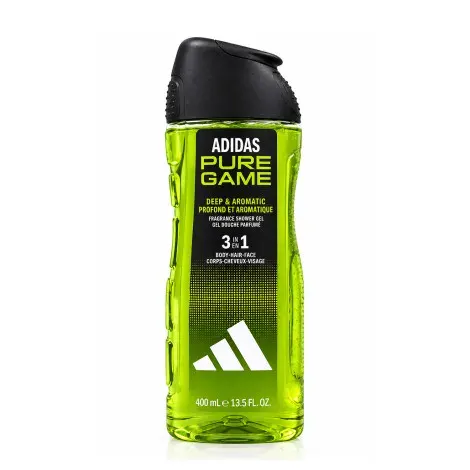 Adidas Pure Game Deep & Aromatic 3 In 1 Fragrance Shower Gel 400ml — ADIDAS fragrance