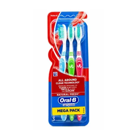 Oral-B Natural Fresh Complete Mega Pack Toothbrush - Medium 40 — ORAL-B beauty product