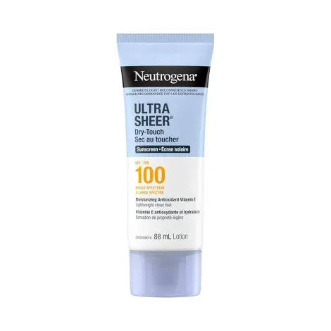 Neutrogena Ultra Sheer Dry-Touch Sunscreen Lotion SPF 100 88ml — NEUTROGENA sunscreen