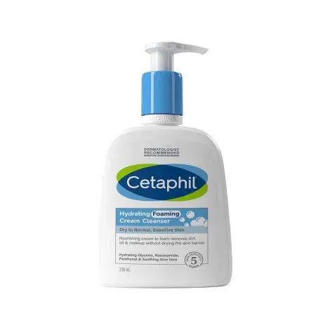 Cetaphil Hydrating Foaming Cream Cleanser 236ml — CETAPHIL face wash