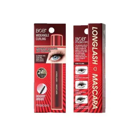 BOB Wideangle Curling Instant Volume No Clumps Longlasting Mascara 5g — BOB makeup product