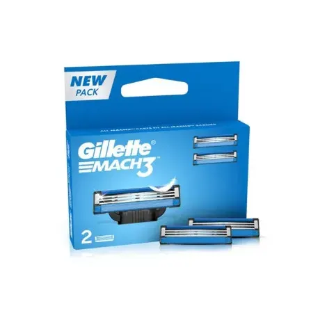Gillette Mach3 Shaving Razor Cartridges 2 pcs — GILLETTE grooming product