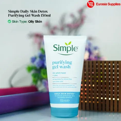 Simple Daily Skin Detox Purifying Gel Wash 150ml — SIMPLE face wash