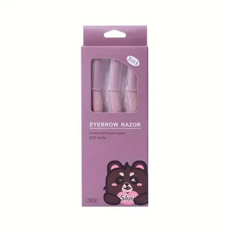 Silubi 3in1 Eyebrow Razor 3pcs — SILUBI grooming product