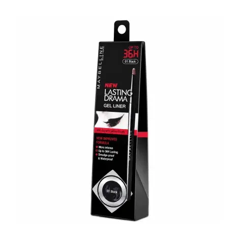 Maybelline New York New Lasting Drama Gel Liner- 01 Black — MAYBELLINE beauty product