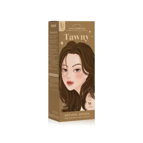 Kota Hair Color Cream Tawny - Natural Brown — KOTA hair care product