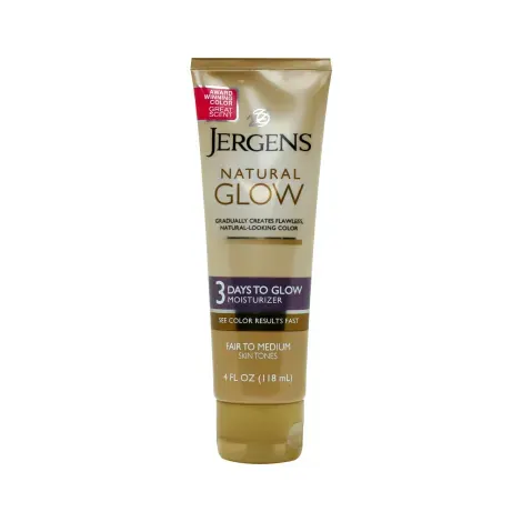 Jergens Natural Glow 3 Days To Glow Moisturizer Fair To Medium Skin Tone 118ml — JERGENS moisturiser