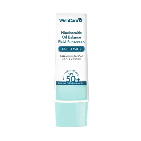 WishCare Niacinamide Oil Balance Fluid Sunscreen SPF50 50g — WISHCARE sunscreen