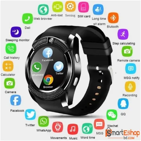V8 Smartwatch Android Watch Phone