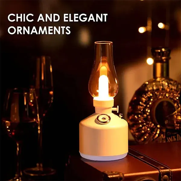 LED NiRetro Lamp Air Humidifier Wireless Aroma-Diffuser