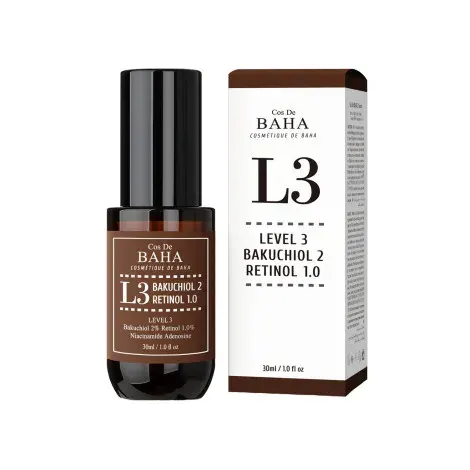 Cos De BAHA Level 3 Bakuchiol-2 Retinol-1.0 Serum (L3) 30ml — COS DE BAHA face serum