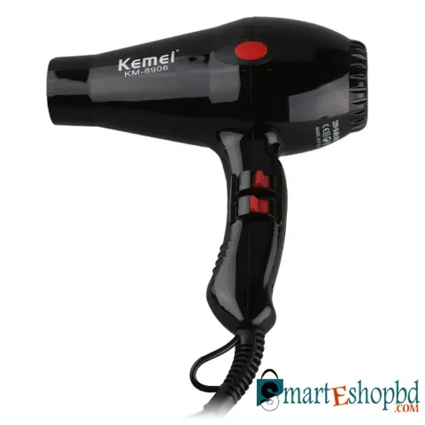 Kemei KM-8906 Professional 1900w Hair Dryer (Black) — Kemei