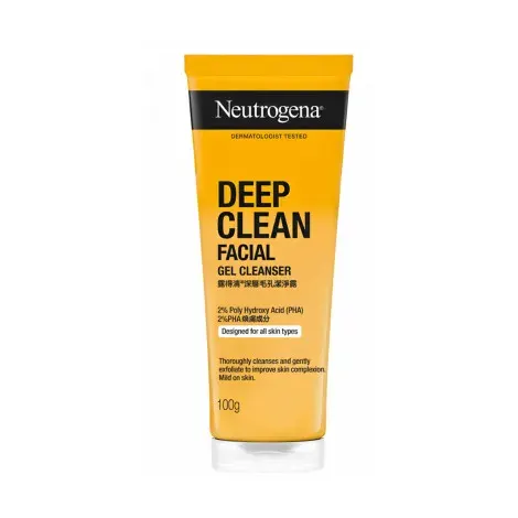 Neutrogena Deep Clean Facial Gel Cleanser 100g — NEUTROGENA face wash