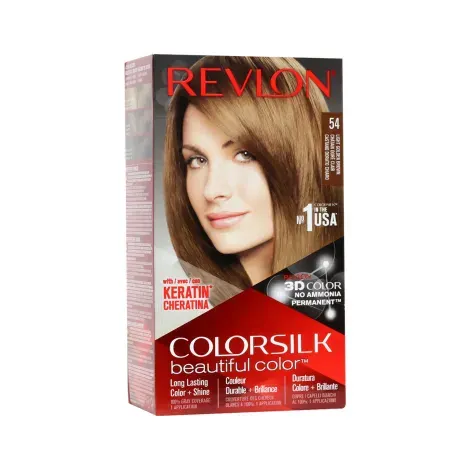 Revlon Colorsilk Beautiful Hair Color - 54 Light Golden Brown — REVLON hair care product