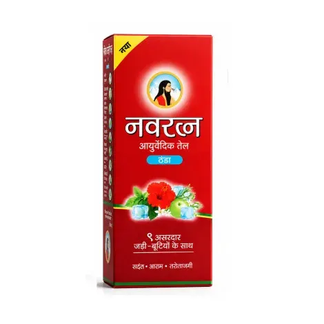 Navratna Ayurvedic Cool Hair Oil 180ml — NAVARATNA hair care product