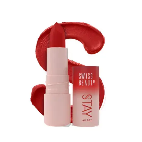 Swiss Beauty Stay All Day Lipstck - 11 Choosy — SWISS BEAUTY beauty product