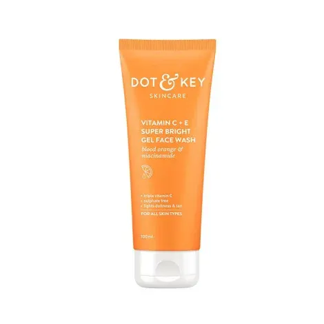 Dot & Key Vitamin C+E Super Bright Gel Face Wash 100ml — DOT & KEY face serum