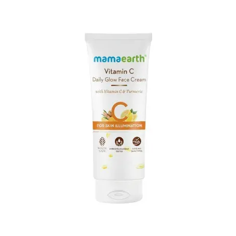 Mamaearth Vitamin C Daily Glow Face Cream 80g — MAMA EARTH face serum