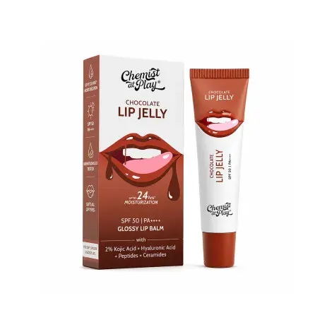 Innovist Chemist At Play Glossy Lip Balm Chocolate lip Jelly SPF 50 PA+ 10g — INNOVIST lip care product