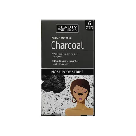 Beauty Formulas Charcoal Nose Pore Strips 6s — BEAUTY FORMULAS beauty product
