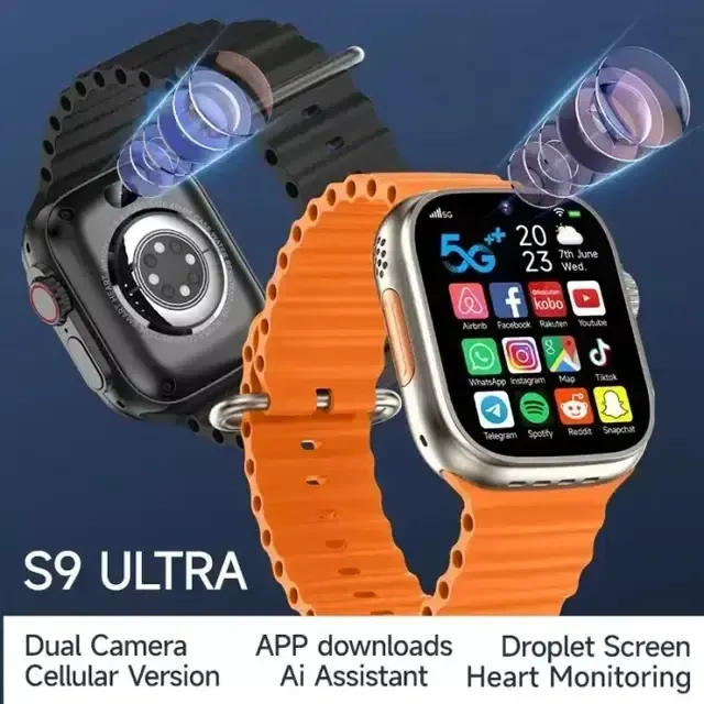 S9 Ultra 4G Android Smartwatch | Dual Camera Setup