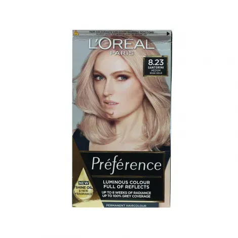 Loreal Hair Color Preference - 8.23 Santorini Medium Rose Gold — LOREAL hair care product