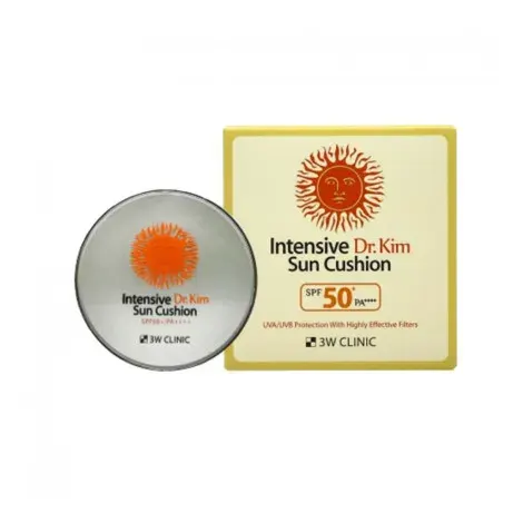 3W Clinic Intensive DR. Kim Sun Cushion SPF50+ PA++ 15g — 3W CLINIC sunscreen