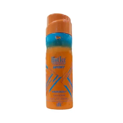 Hot Ice Knockout Pour Homme Sport Deodorant Body Spray 200ml — HOT ICE fragrance