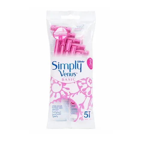 Gillette Simply Venus Basic Women’s Razors Blade 5pcs — GILLETTE beauty product