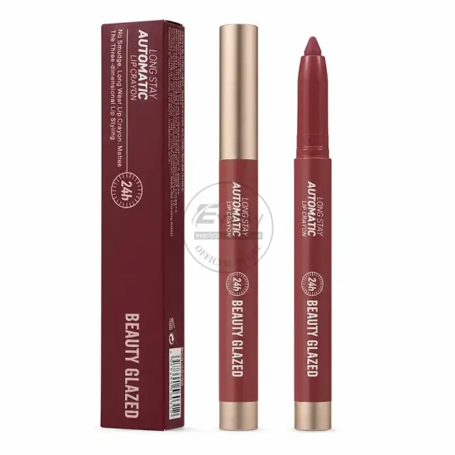 Beauty Glazed Long Stay Automatic Lip Crayon – Longwear Matte Lip Color — Beauty Glazed
