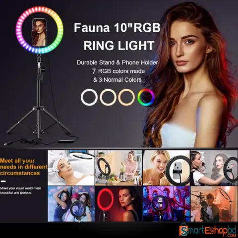Fauna 10″ RGB Ring Light