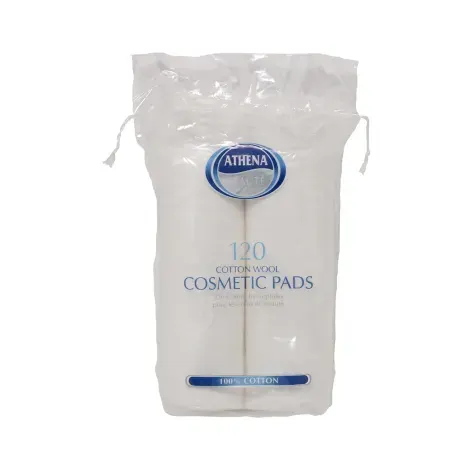 Athena Beaute Cotton Wool Cosmetic Pads 120 pis (2 Pack) — ATHENA beauty accessory