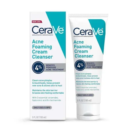 Cerave 4% Acne Foaming Cream Cleanser 150ml — CERAVE face wash