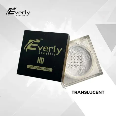 Everly Beauties HD Loose Setting Powder - Translucent — EVERLY makeup product