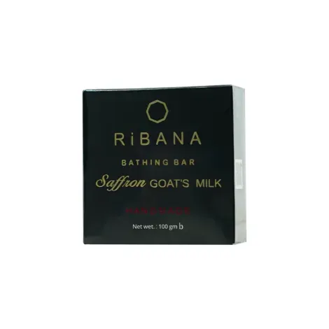Ribana Saffron Goat's Milk Soap 110g — RIBANA body care product