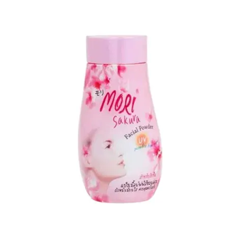 Mori Sakura Facial Powder Pink With UV Protection 50g — MORI makeup product