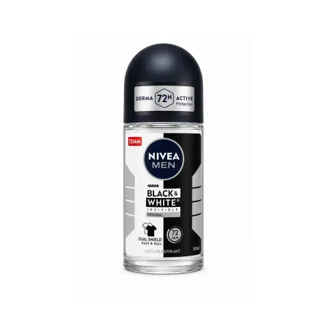 Nivea Men Invisible Black & White Original Roll On 50ml — NIVEA fragrance