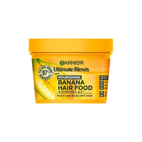 Garnier Ultimate Blend Nourishing Banana Hair Food + Vitamin C,E,F Multi-Use Mask 400ml — GARNIER hair care product