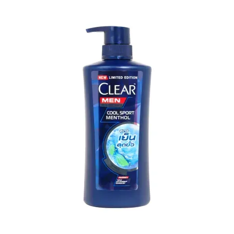 Clear Men Cool Short Mennthol Anti Dandruff Shampoo 450ml — CLEAR hair care product