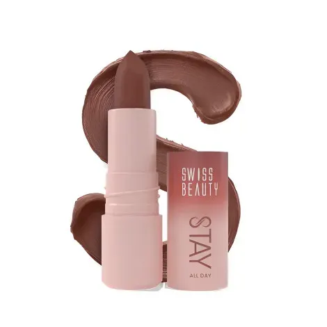 Swiss Beauty Stay All Day Lipstck - 07 Sassy — SWISS BEAUTY beauty product