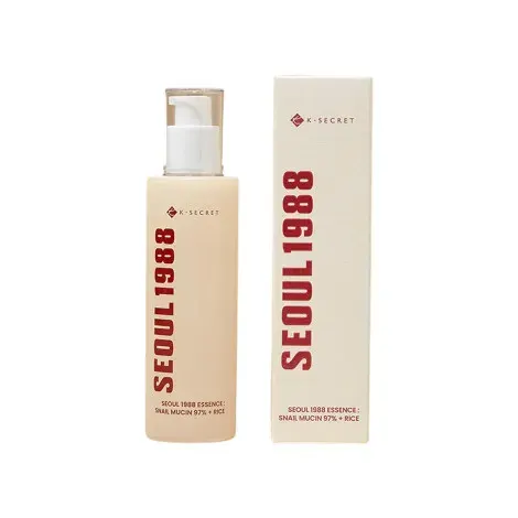 K-Secret Seoul 1988 Essence Snail Mucin 97% + Rice 100ml — K-SECRET face serum