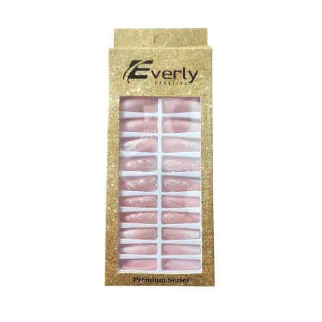 Everly Natural Fake Nails 24pcs - L104 — EVERLY beauty product