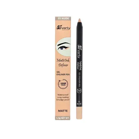 Everly Matte Ink Definer Waterproof Gel Eyeliner Pen - 03 Nude — EVERLY makeup product