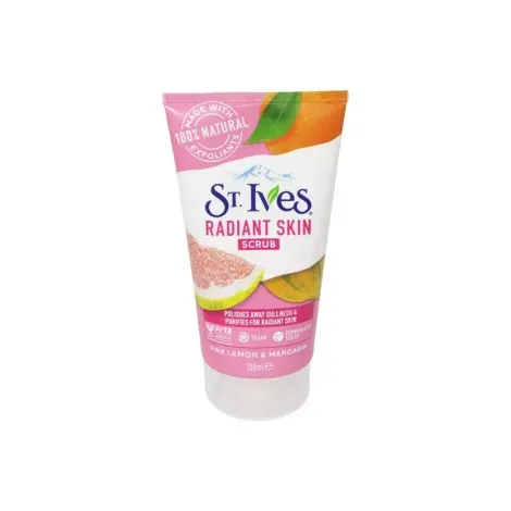 St.Ives Pink Lemon & Mandarin Radiant Skin Scrub 150ml — STIVES face wash