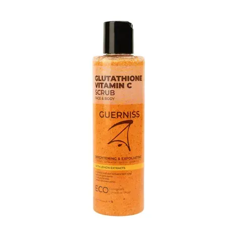 Guerniss Raw Glutathione Vitamin C Face & Body Scrub 200ml — GUERNISS face serum