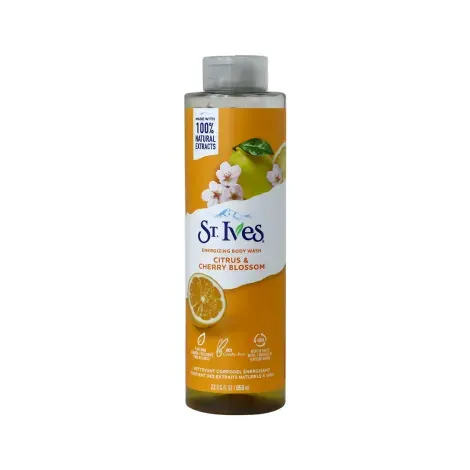 St.Ives Citrus & Cherry Blossom Energizing Body Wash 650ml — STIVES body care product