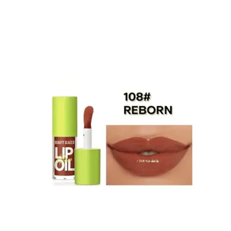 Beauty Glazed Glow Lip Oil 4g – Reborn 108 — BEAUTY GLAZED lip colour