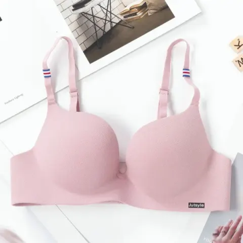 Pink Just Style Bra – Seamless Comfort Everyday Bra for Women