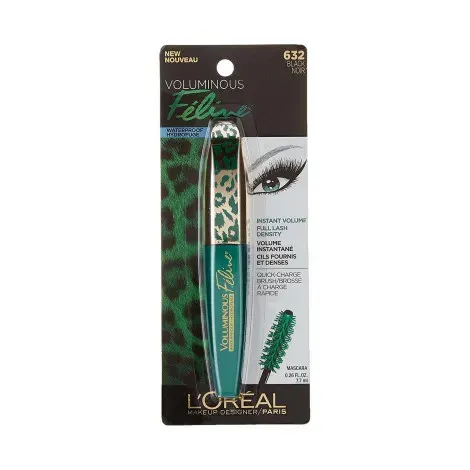 L'Oreal Filine Voluminous Waterproof Mascara - 632 Black — LOREAL makeup product